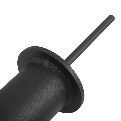Close-up of Weight Stack Extender Pin for Exercise Machines with Spring Collar and Locking Clip Durable Steel Gym Accessory