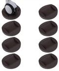 Solid Silicone Caster Cups No Slip Furniture Wheel Stoppers For All Floors And Wheels On Sofas Chairs And Beds Prevent Scratches Set Of 8 Durable Grippy And Easy To Use shown with furniture wheel.