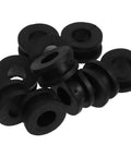 10 Pieces Motorcycle Rubber Grommet Kit For Quick, Easy Installation, Durable Silicone Grommets For Wiring, Tubing, And Accessories, DIY Friendly, Ride Ready, Lightweight Yet Sturdy, Weatherproof Motorcycle Hardware Upgrade, black silicone rubber grommets