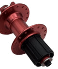 Heavy Duty Steel Freehub Hub Kit For 8 To 11 Speed Mountain Bikes Easy Install No Tools Required Lightweight And Durable Bearing Titanium Finish Upgrade Your Ride Or Replacement, red titanium finish hub