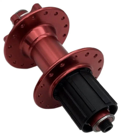 Heavy Duty Steel Freehub Hub Kit For 8 To 11 Speed Mountain Bikes Easy Install No Tools Required Lightweight And Durable Bearing Titanium Finish Upgrade Your Ride Or Replacement, red titanium finish hub