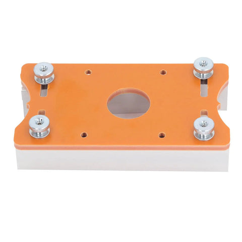 Top view of 65mm Router Table Insert Plate For Wood Trimmers And Trimming Machines Pro Grade Heavy Duty Aluminum Alloy Base