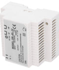 Beefy 45W 12V DIN Rail Switching Power Supply For Industrial Control, 100 240VAC Input, 12V Output, Single Output, Rugged ABS Housing, Plug And Play, Universal Electrical Conversion Component, white ABS DIN rail module