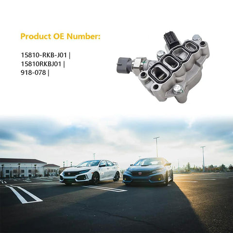 VVT Solenoid Spool Valve Kit With Gasket For Honda Accord Odyssey Pilot V6 3.0L 3.5L Engines, compact metal design