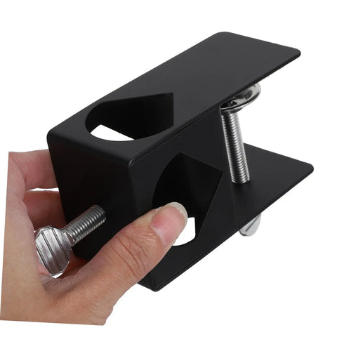 Adjustable Deck Torch Clamp For Tiki Torches Dope Metal Railing Holder For Decks Fences And Poles Outdoor Spaces Sleek Mount Fits Most Rails
