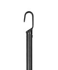 Close-up of hook end on Universal Top Tube Bike Rack Adapter for Cars, Adjustable 18 to 28 Inch Cross Bar Mount, 45 Pound Capacity