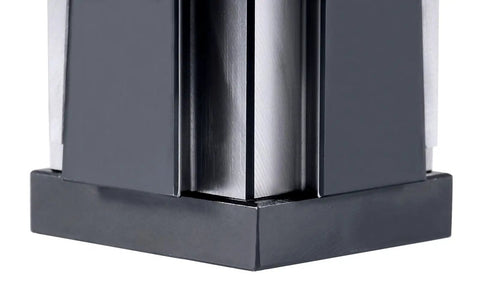 Close-up of BXA Wedge Quick Change Tool Post for Lathe Swing 10 to 15 Inches showing precision and superior rigidity.