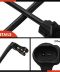 Close-up of Front Brake Pad Wear Sensor Kit For Audi A6 A6 Quattro A7 Quattro A8 Quattro Q5 S6 S7 S8 SQ5 2012-2018 Two Piece Set