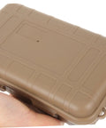 Five-Piece Wear-Resistant Tool Case for outdoor survival gear, shown in hand, highlighting compact, ultra lightweight design.