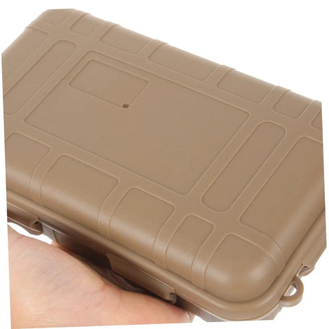 Five-Piece Wear-Resistant Tool Case for outdoor survival gear, shown in hand, highlighting compact, ultra lightweight design.