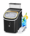 Hassle Free Countertop Ice Maker With 30 Lbs Daily Yield And Automatic Self Cleaning Plus 24 Hour Smart Timer For Crisp Cubes and ice cubes.