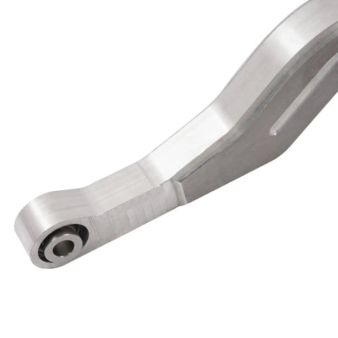 Lower Arched Radius Rods Arms For Polaris RZR XP 1000 RS1 Turbo 2014 To 2023 Aluminum Upgrade, 10mm Early Models And 12mm Late Models, Heavy Duty Off Road Steering And Suspension Enhancement close-up of aluminum arm and bushing