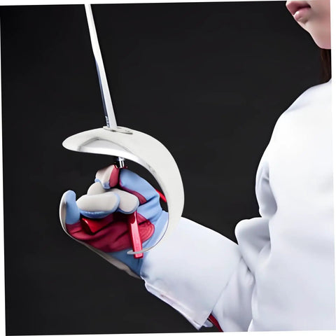 Ergonomic Hand Guard for Fencing Replacement Hand Protection Shield To Prevent Injuries In Competition Sabre Epee And Foil Fencing Gear