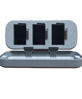 3 In 1 Battery Charging Dock For Mini Drones, Fast Charging Hub For Drone Batteries, JHD CFLY Spare Parts Station open view