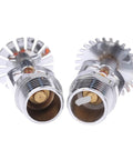 Side Hidden Fire Sprinkler Head Concealed Design With 57C Rapid Activation For Vertical Down Spray Pro Grade Fire Protection showing polished chrome finish.