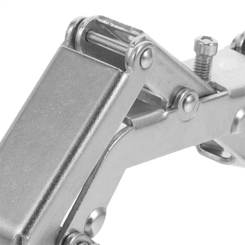 Close-up of hidden concealed door hinge with 170-degree large angle for easy operation, heavy duty, suitable for stone and fire doors.
