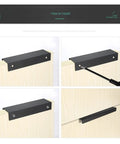 2Pc Hidden Cabinet Handles Set For Aluminum Kitchen Cabinets And Furniture Doors Sleek Soft Close installation steps