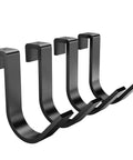 Beefy Heavy Duty Overhead Garage Ceiling Storage Hooks Four Pack Add On Rail Hook Accessory For Hanging Bikes Ladders Paddle Boards