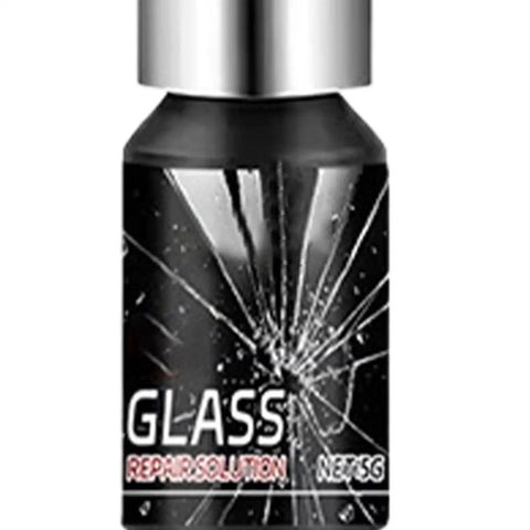 Glass Repair Liquid For Cracks And Scratches Portable Scratch Remover Quick Fix For Mobile Phones Watches Mirrors Windshields And Household Glassware Easy To Use bottle