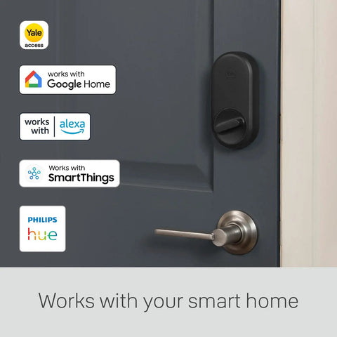 No Sweat Retrofit Smart Wifi Deadbolt For Truly Seamless Keyless Entry With Phone App Control And Unlimited Virtual Passcodes To Lock Down Your Front Door In Sleek Black