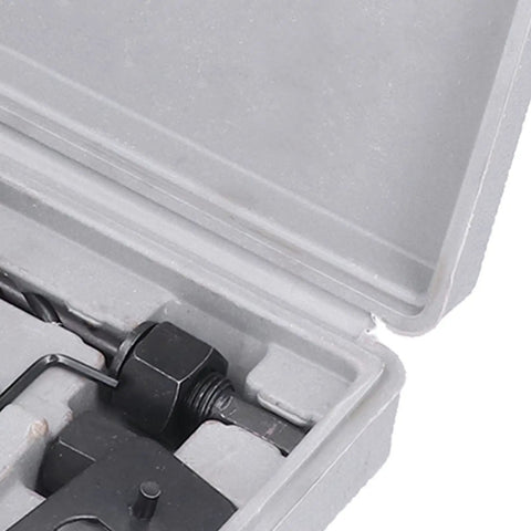 Heavy Duty Carbon Steel Hole Saw Kit With 13 Pieces For Precise Drilling In Wood Drywall PVC And Cork Plus Mandrels Fast Accurate Cuts For Cool DIY Pros case with mandrel and adapter