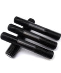 MOUMOUTEN M10x120mm double-ended threaded studs, four pieces, carbon steel with black oxide finish
