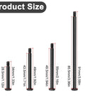 Beefed Up Durable Carbon Steel Front And Rear Suspension Pin Set For Traxxas XMaxx 6S 8S And XRT RC Cars Upgrade Kit size chart