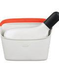 Compact Dustpan And Brush Set With Snap In Design And Bristle Cover, Soft Rubber Lip For Seamless Cleaning On Any Surface