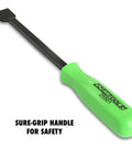 Heavy Duty Automotive Gasket Scraper With Heat Treated Steel Blade Ten And A Half Inch Extended Reach And Sure Grip Handle