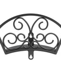 Go-To Garden Hose Holder Wall Mount Rack Holds 125 Feet Of Five Eighth Inch Hose Durable Gauge Steel decorative design