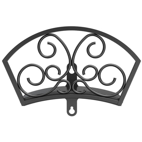 Go-To Garden Hose Holder Wall Mount Rack Holds 125 Feet Of Five Eighth Inch Hose Durable Gauge Steel decorative design