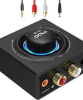 Bluetooth 5.3 Receiver And RCA Audio Adapter for Old School Stereo with 3.5mm AUX input and RCA outputs, top view