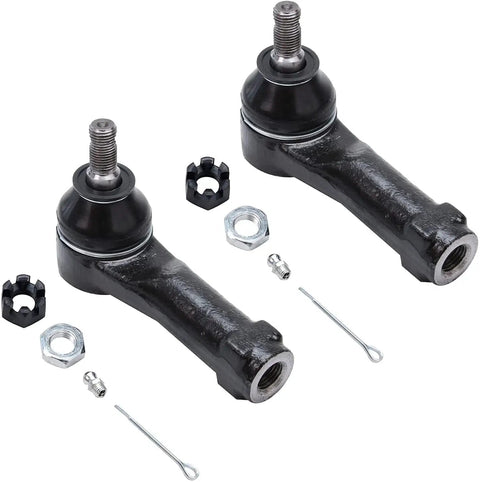 Rack And Pinion Kit For Honda Odyssey 1999 2004 Replacement outer tie rod ends with nuts and pins displayed