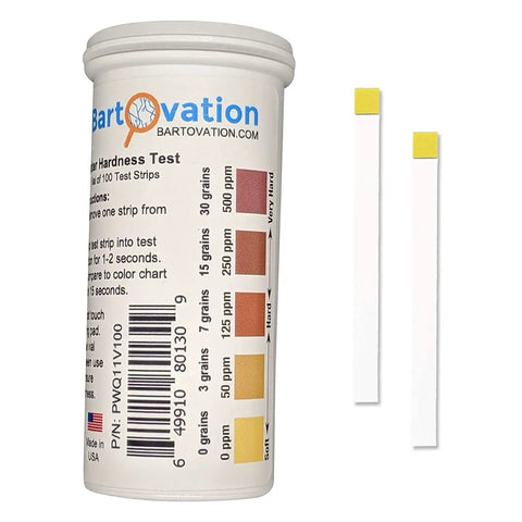 Total Water Hardness Test Strips 0-500 Ppm For Water Quality No Sweat At Home Test To See If Your Softener Is Working Properly 100 Strips