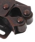 Close-up of 10 Sets Cabinet Door Catch Roller Hardware For Closets And Wardrobes, iron construction, double roller design