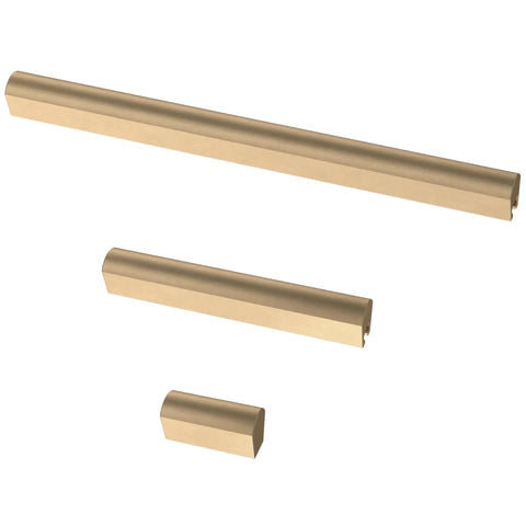 Easy Install Modern Arch Cabinet Knobs 5 Pack Champagne Bronze For Dresser Drawers Kitchen Cabinets Doors And Bathroom Hardware One And A Half Inch Aluminum Handles