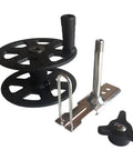 Pro Series Underwater Spearfishing Reel with flat mount for wood guns or rounded mount for carbon or aluminum, visible components