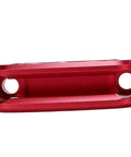 Heavy Duty T Slot Bed Cleats For Toyota Trucks 2022-2025 Easy Install Tie Down Hardware No Tools Needed Secure Cargo Fast Without Drilling, red aluminum cleat viewed from above.