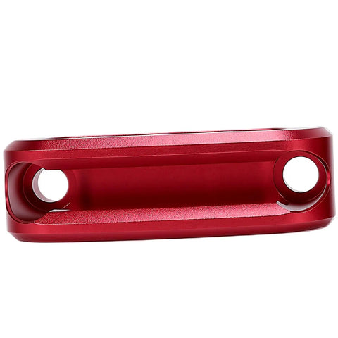 Heavy Duty T Slot Bed Cleats For Toyota Trucks 2022-2025 Easy Install Tie Down Hardware No Tools Needed Secure Cargo Fast Without Drilling, red aluminum cleat viewed from above.