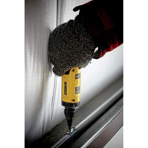 Person using 8V Max Cordless Screwdriver With Gyroscopic Control And Conduit Reamer, Refurbished Like New, for DIY tasks