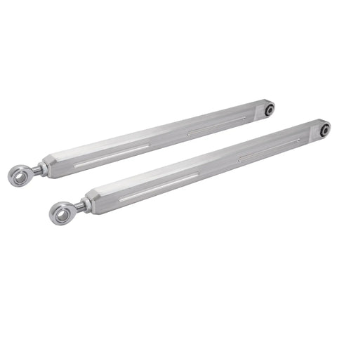 Rear Upper Radius Rod Arms For Polaris RZR XP 1000 RS1 And Turbo 2014 To 2023 With High Ground Clearance Aluminum Alloy Construction Oil Coated Silvery Finish Durable Off Road Upgrade, pair