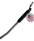 Tactical Beefy 10.5 Inch Pry Bar EDC Rescue Breaching Tool with steel and comfort grip, black finish, USA made badge visible