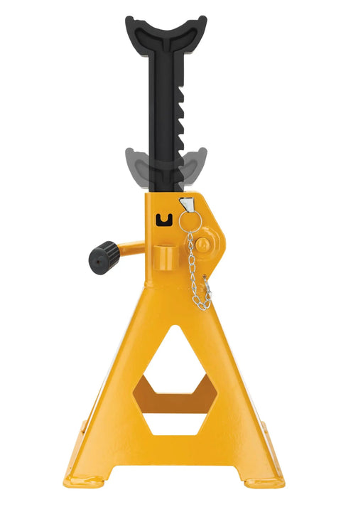 Heavy Duty 2 Ton Floor Jack Paired With 3 Ton Jack Stand Featuring U Shape Slotted Saddle For Quick Shop Lifts Rock Solid Ride Support And Smooth Car Repairs Handled Like A Boss Under Any Vehicle