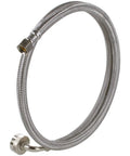 Dishwasher Hose With 90 Degree Elbow And PVC Core 6 Feet Long Premium Braided Stainless Steel Water Supply Line Three Eighths Inch FCM