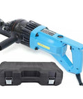 Heavy Duty Electric Rebar Bender 950W Hydraulic Bending Machine for 4-16mm Steel Rods with portable case view.