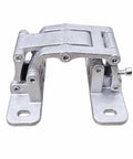 Heavy Duty Concealed Door Hinge Precision Cast Rust Resistant Steel Invisible Flush Mount with smooth movement.