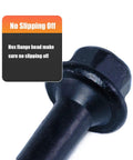 Close-up of Heavy Duty Structural Lag Screws 8 Inch Size 14 50 Pack With Hex Head Rust Resistant Outdoor Timber