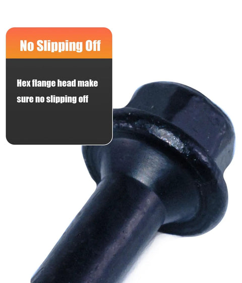Close-up of Heavy Duty Structural Lag Screws 8 Inch Size 14 50 Pack With Hex Head Rust Resistant Outdoor Timber