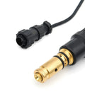 Lincoln 100Amp MIG Welding Gun Stinger 10Ft Replacement For Magnum 100L K530-6, close-up of connector and cable
