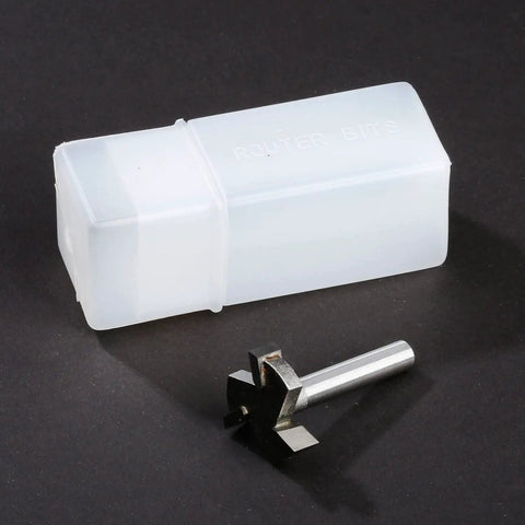 Heavy Duty CNC Spoilboard Surfacing Router Bit One Quarter Inch Shank 7mm Cutting Diameter Tungsten Steel End Mill For Wood